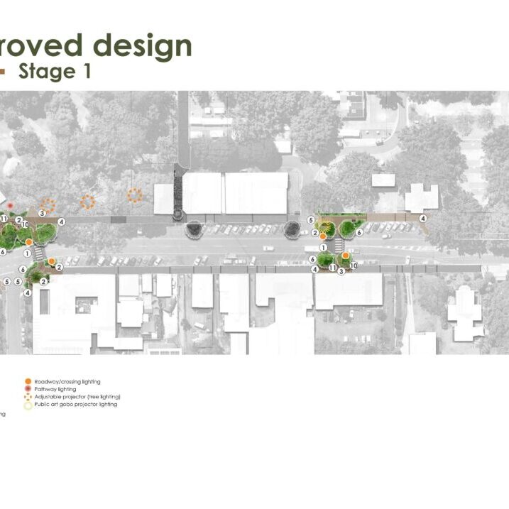 Eumundi Streetscape Project - Construction info session - Stage 1 plan